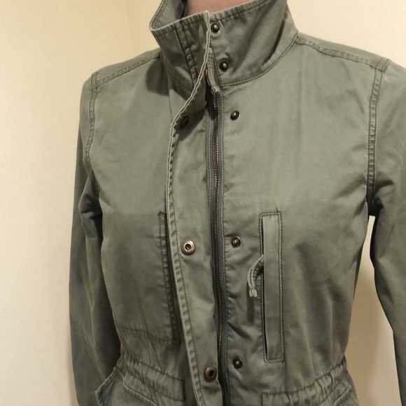 Madewell Fleet Military Jacket Size Small Olive Green Cotton - Picture 5 of 13